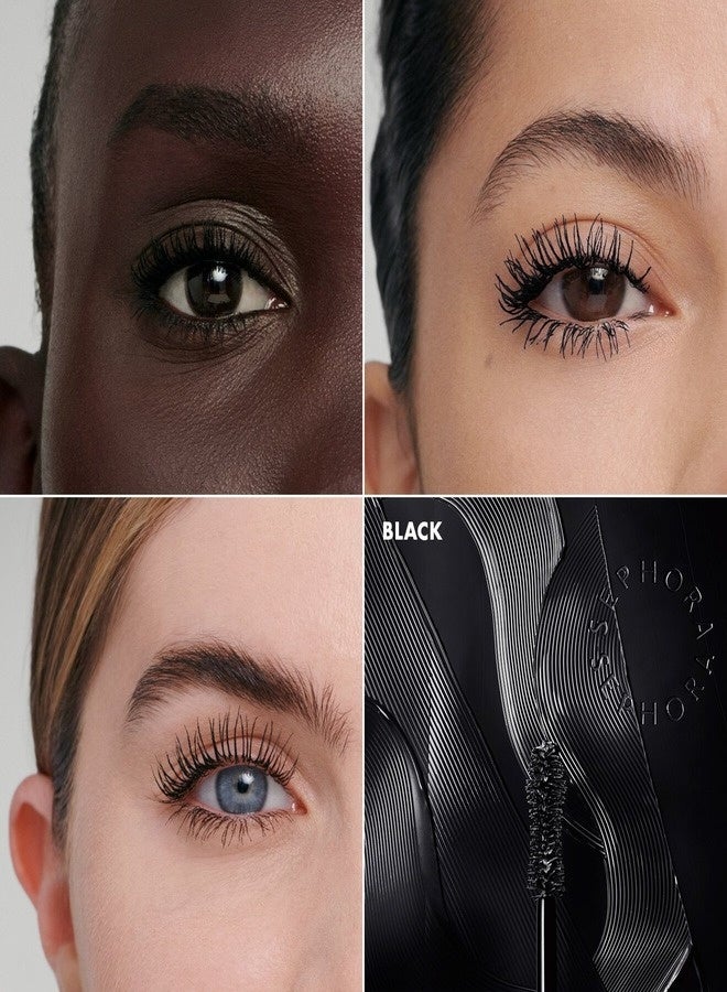 SEPHORA Collection Get (Un)Ready Set – Makeup & Cleansing Trio with Pouch, Size Up Mascara, Cream Lip Stain 122 Casual Peach & Micellar Cleansing Water - Image 2